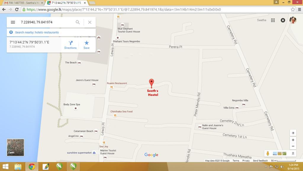 Seetha'S Hostel Negombo Exterior photo